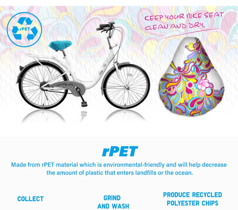 rPET Bike Seat Cover detail 1