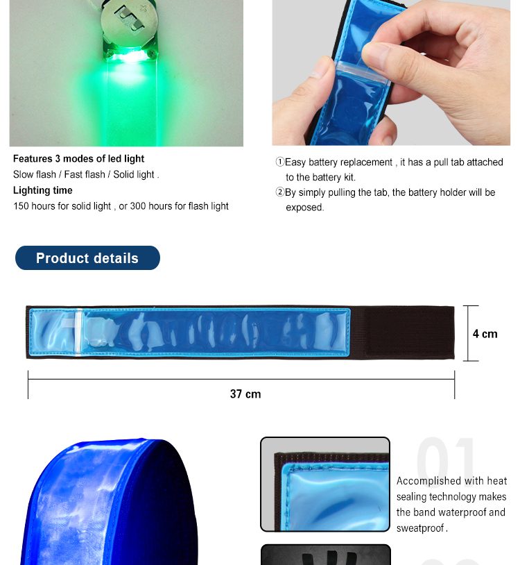 LED Safety Band detail 5