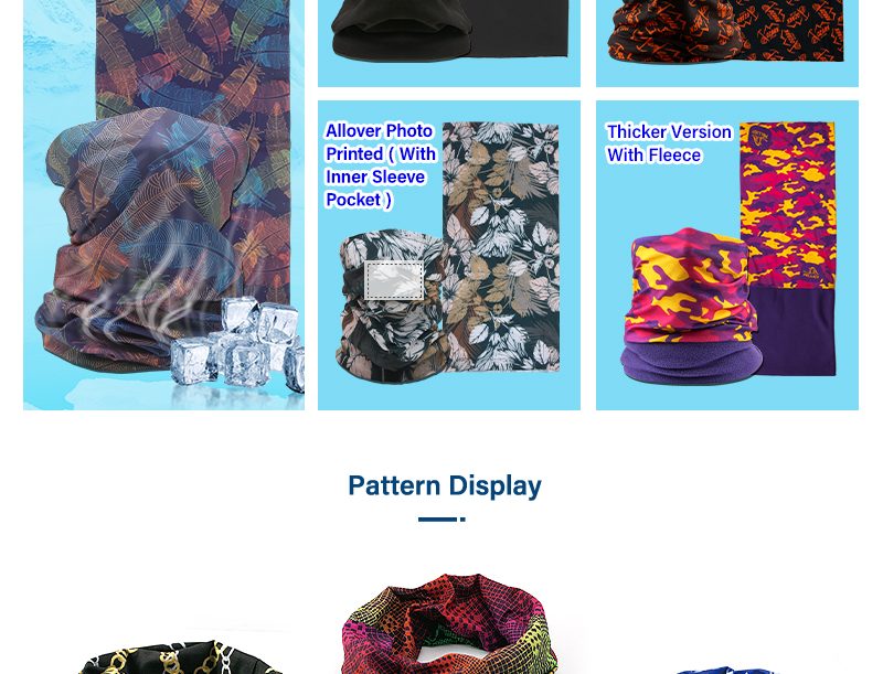 rPET Multifunctional Headwear detail 4