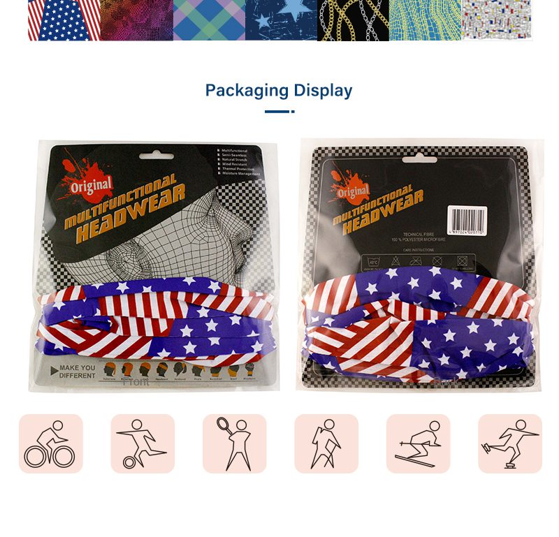 rPET Multifunctional Headwear detail 6
