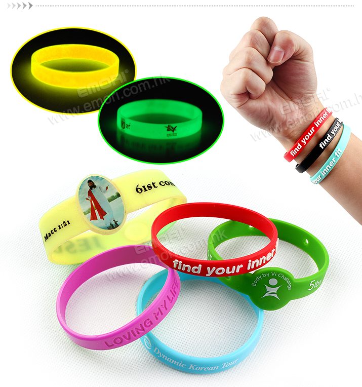 Silicone Wristband detail 1