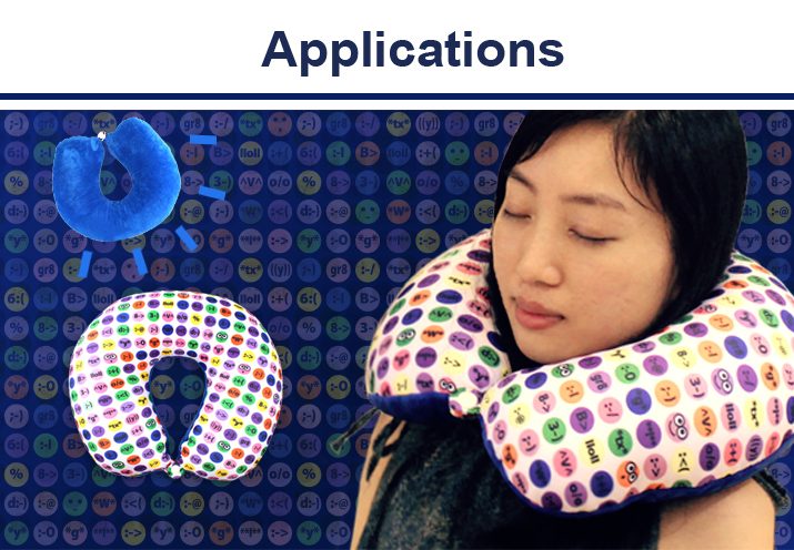 Soft Plush U Shape Neck Pillow detail 2