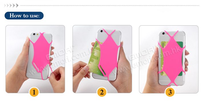 Swimwear Silicone Mobile Card Holder detail 4