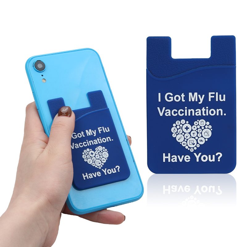 Silicone Mobile Pocket With 3M Sticker