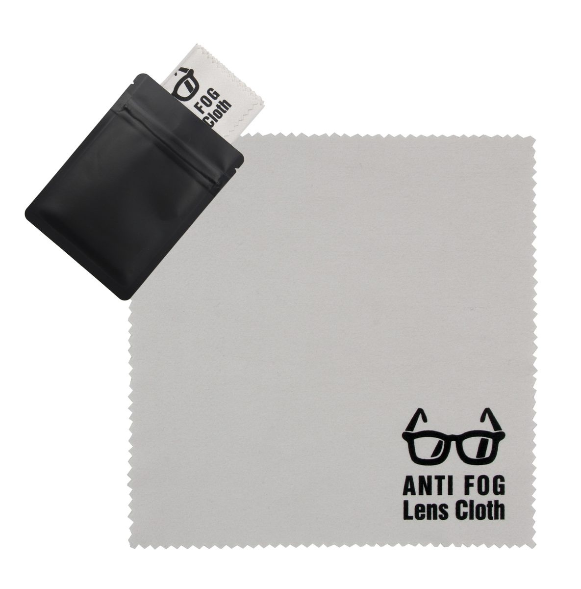 Anti-fog Lens Cloth (+Black Laminated Plastic Bag)