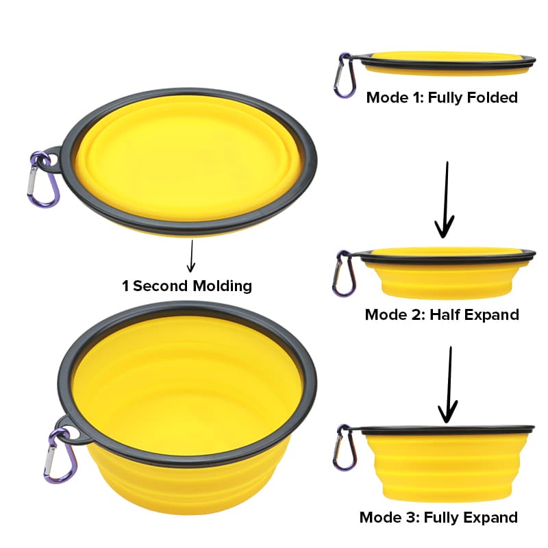 Collapsible Pet Travel bowl photo 2