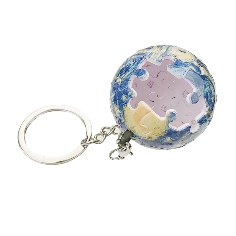 3D Puzzle keychain photo 3