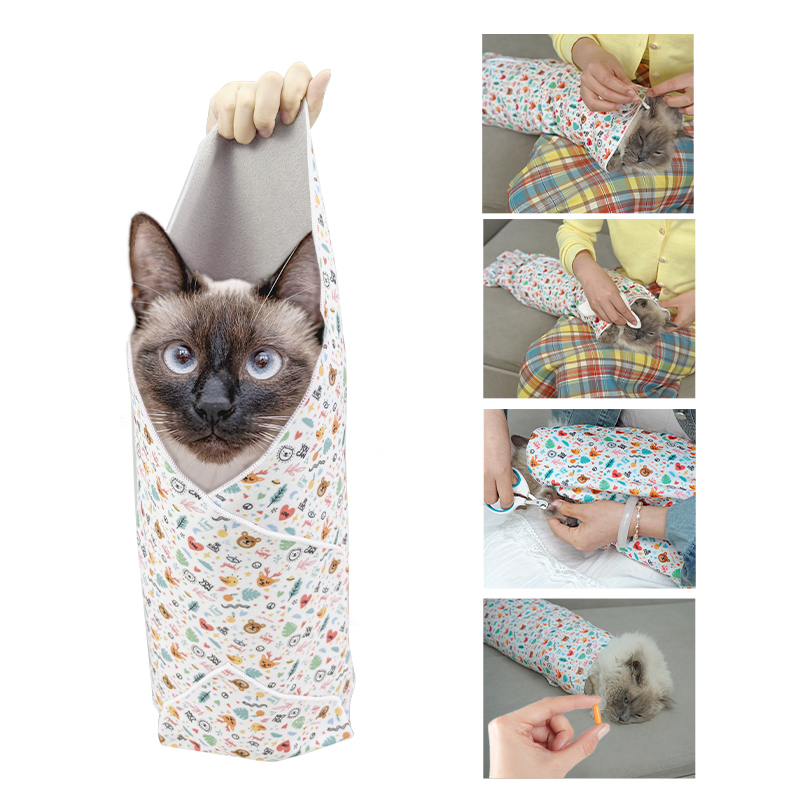 Self-Adhesive Cat Grooming Wrap photo 2