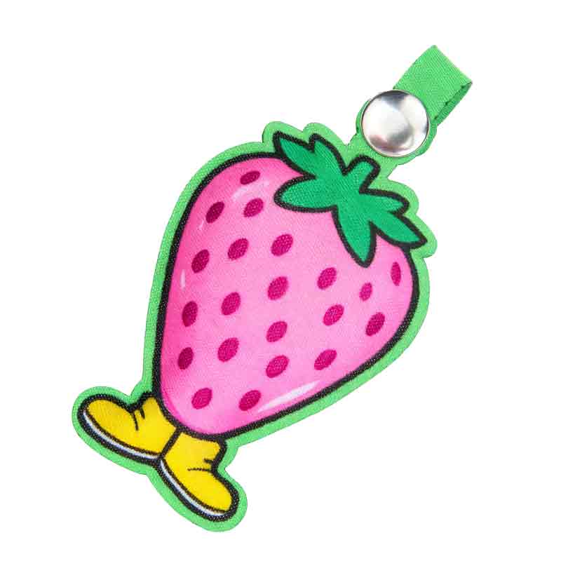 Puffed Woven Label Keychain photo 2