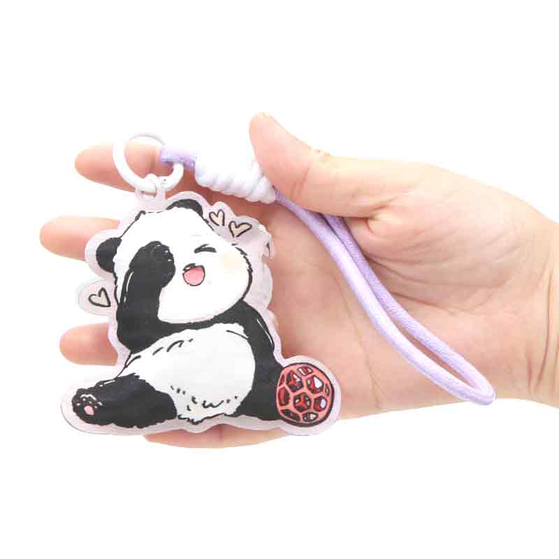 Puffed Woven Label Keychain photo 3