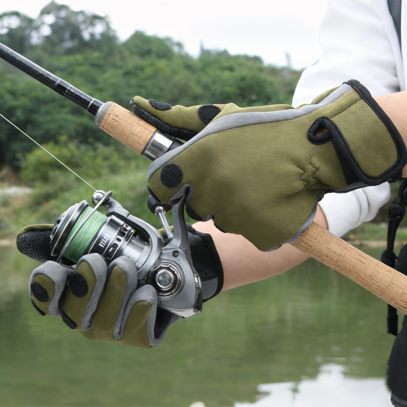 Waterproof Fishing Gloves photo 5