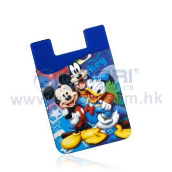Silicone Mobile Pocket with 3M Sticker