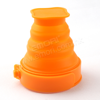 Silicone Foldable Cup with Handle photo 4