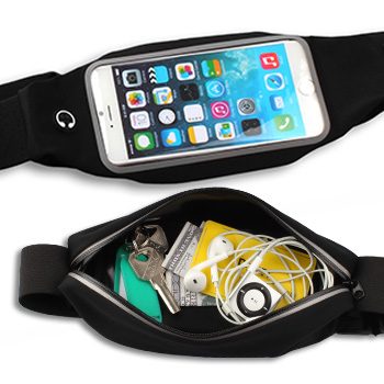 Sports Waist Bag With Clear Window
