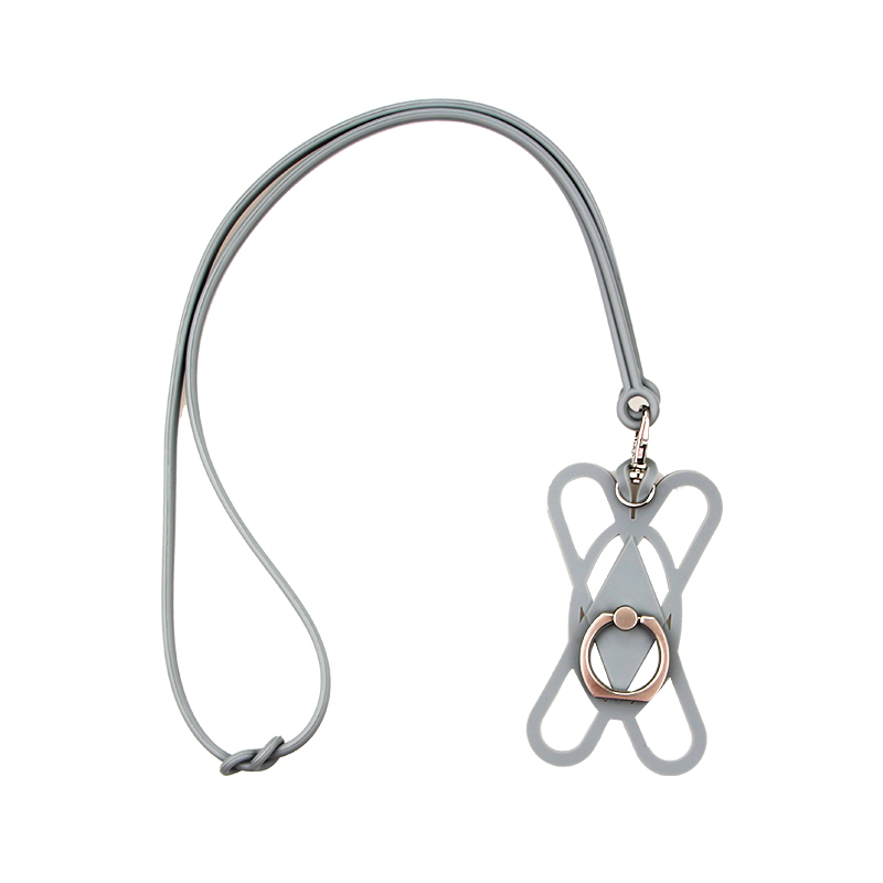 Silicone Phone Strap Lanyard With Ring Holder photo 2