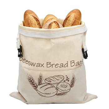 Reusable Beeswax Bread Bags