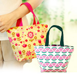 Insulated Cotton Lunch Bag