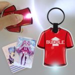 LED Plastic Flashlight Keychain