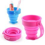 Silicone Foldable Cup with Handle
